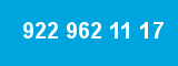 922 962 11 17
